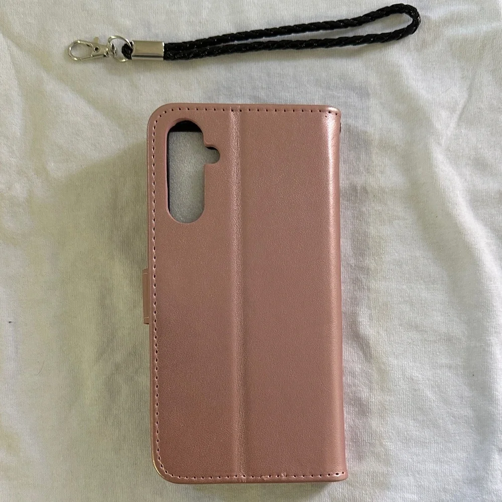 Owl Embossed Pink Samsung Galaxy A25 Wallet Case